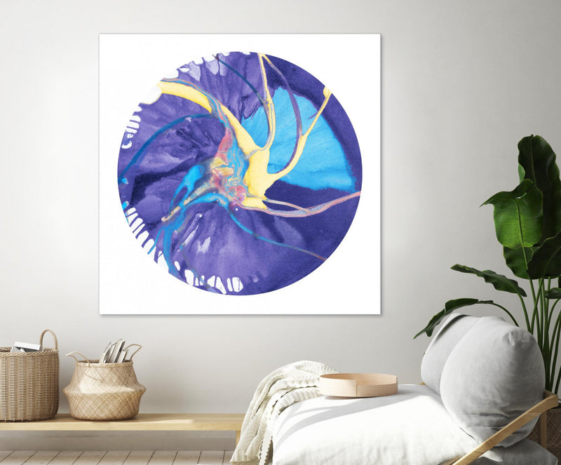Œuvre d’art murale Giant Art « Spin Art 26 » 54 x 54