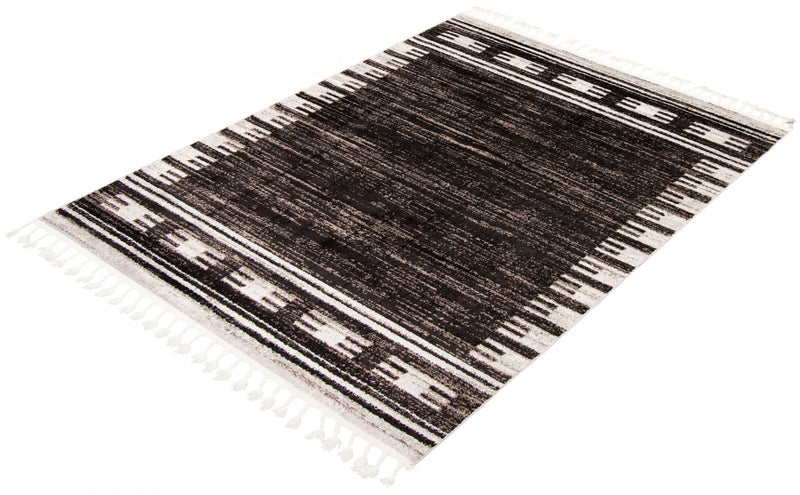  Carpette Vera Harmony noire - 5 pi 2 po x 7 pi 5 po