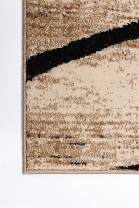 Carpette Cherokee doréechocolat - 5 pi 3 po x 7 pi 3 po