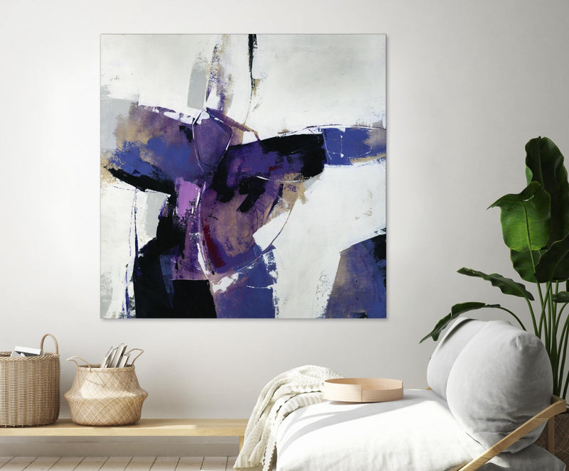 Œuvre d’art murale Giant Art « Curious Mischief » 54 x 54