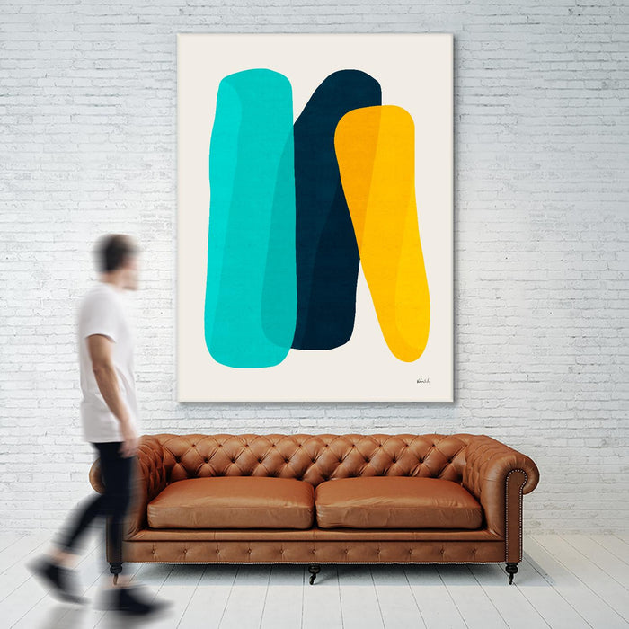 Œuvre d’art murale Giant Art « Abstract V » 72 x 54