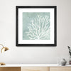 "Sea Crown Ii" Matted and Framed Black 30x30 Wall Art