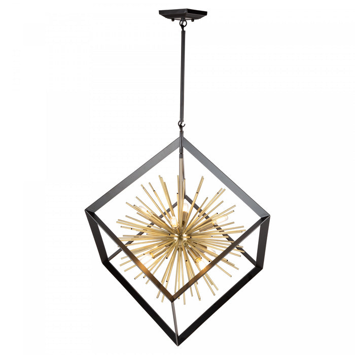 Lustre Sunburst à 8 ampoules