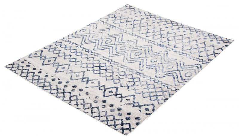Carpette Dita bleu marine - 3 pi 11 po x 5 pi 7 po