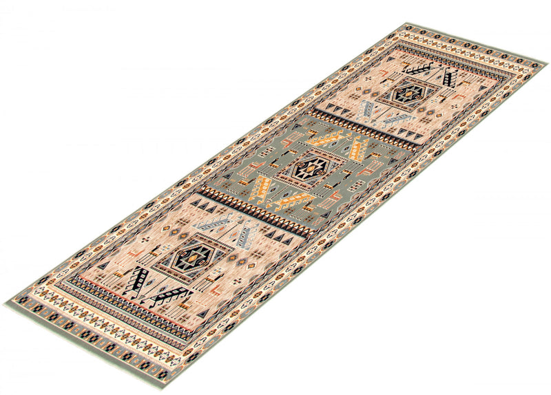 Carpette Quincy bleu sarcelle - 2 pi 8 po x 10 pi 0 po 