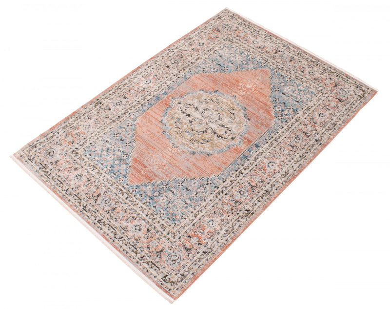 Carpette Zarita cuivrée 3 pi 11 po x 5 pi 11 po