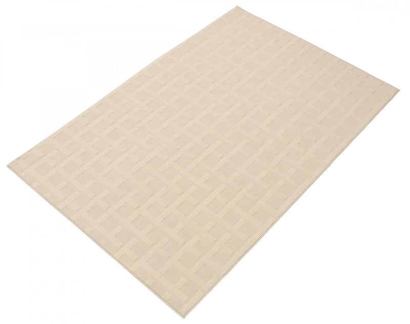 Carpette Brangane ivoire 4 pi 7 po x 6 pi 7 po