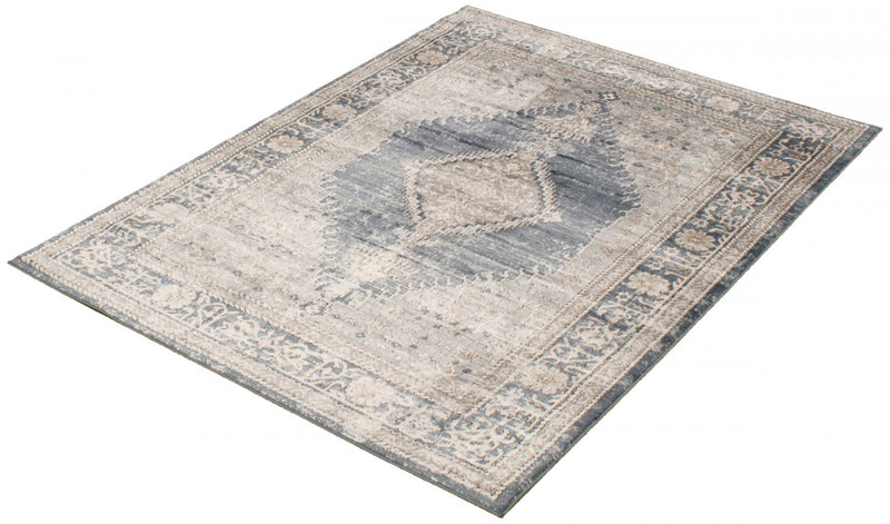 Carpette Octavian Bijar bleu - 5 pi 3 pox 7 pi 3 po