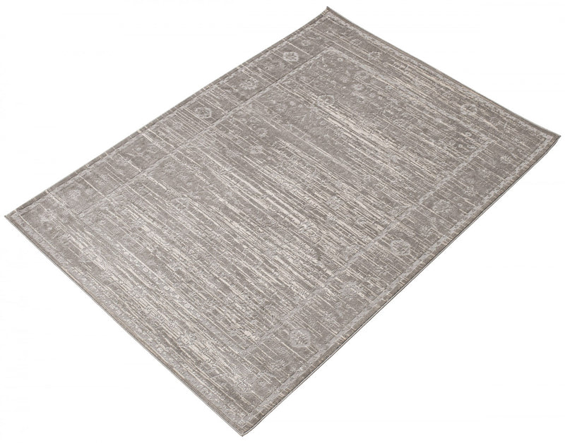 Carpette Shaleigh grise 6 pi 7 po x 9 pi 6 po
