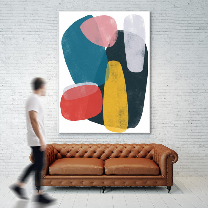 Œuvre d’art murale Giant Art « Orbital Fixture Ii » 72 x 54