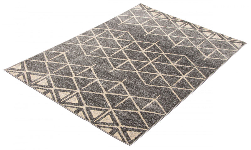 Carpette Davina grise - 6 pi 7 po x 9 pi 10 po