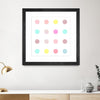 "Pink Iv" Matted and Framed Black 36x36 Wall Art