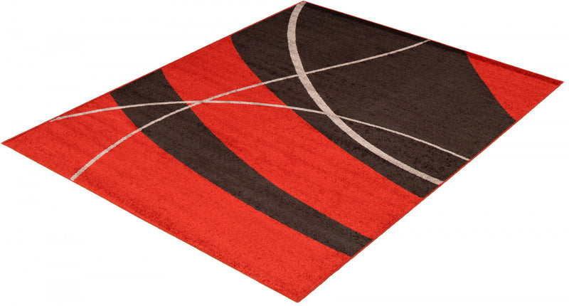 Carpette Carson rouge - 7 pi 10 pox 10 pi 2 po