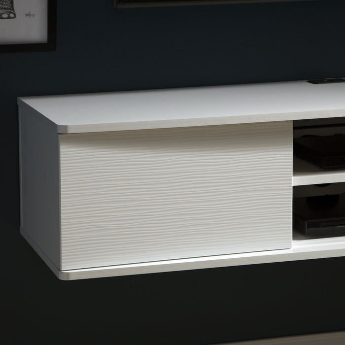 Console multimédia murale Agora - blanc solide