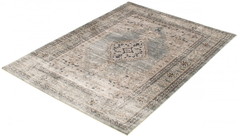 Carpette Octavian Bijar bleu - 5 pi 3 pox 7 pi 3 po