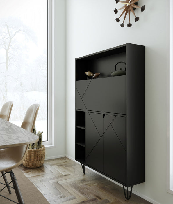 Bureau secrétaire Nordika - noir