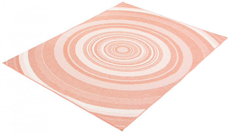 Carpette Neisha Modern corail 5 pi 3 po x 7 pi 3 po