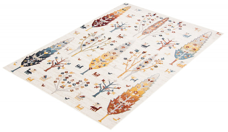 Carpette Pine ivoire lavable à la machine - 5 pi 0 po x 7 pi 0 po