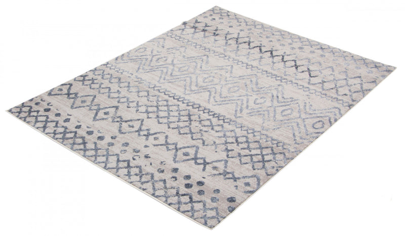 Carpette Dita bleue - 7 pi 10 po x 10 pi 2 po