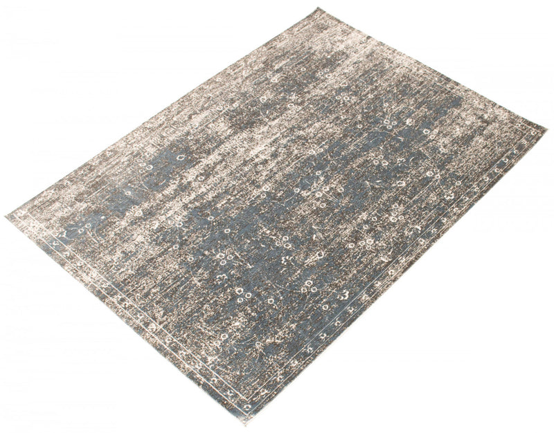 Carpette Dayna bleuegrise 6 pi 7 po x 9 pi 6 po