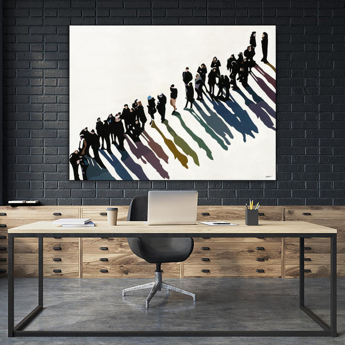 Œuvre d’art murale Giant Art « Life In Prism » 72 x 54