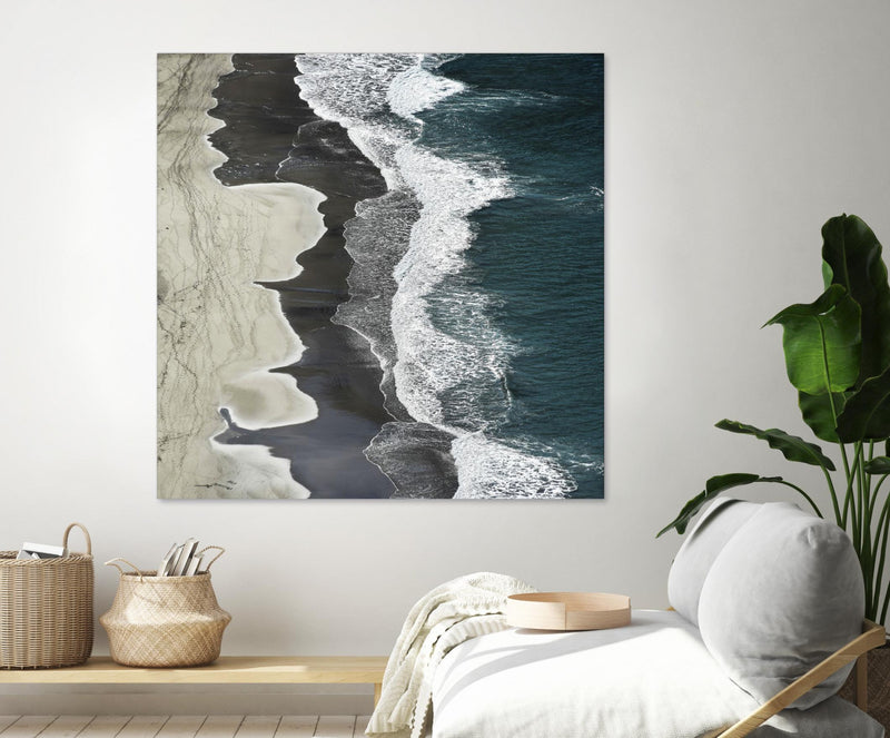 Œuvre d’art murale Giant Art « Molenaar - Running Waves » 72 x 72