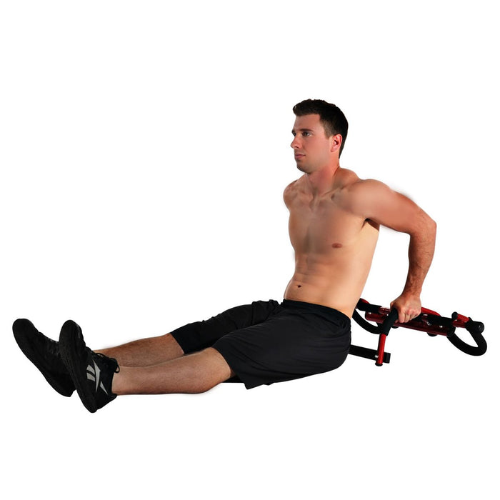 Exerciseur de porte Boulder Fit de Stamina X - noir et rouge
