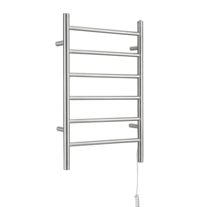 Porte-serviettes chauffant électrique Comfort d’Ancona 6 barres, câblé et branché - AN-5307