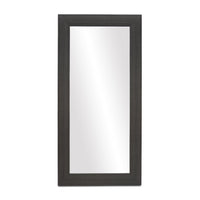 Miroir à appuyer au mur gris - 33 po x 67 po