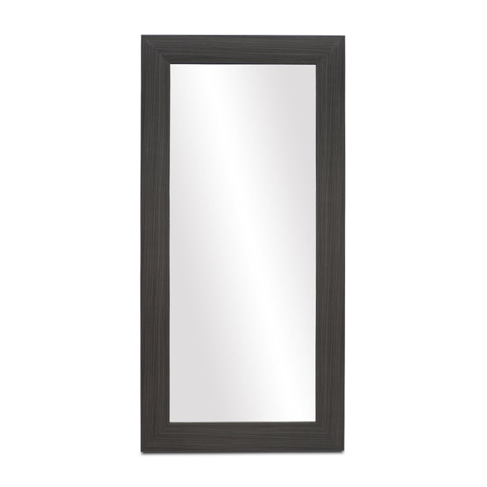 Miroir à appuyer au mur gris - 33 po x 67 po 