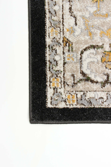 Carpette Legacy noire lavable à la machine - 3 pi 0 po x 5 pi 0 po