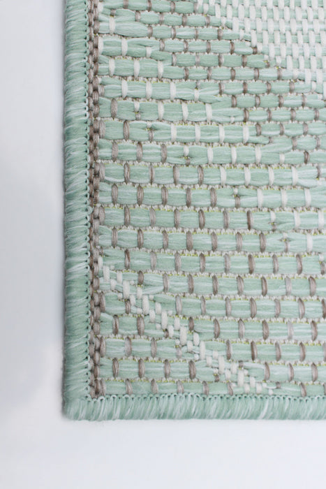 Carpette Neisha Modern menthe 5 pi 3 po x 7 pi 3 po