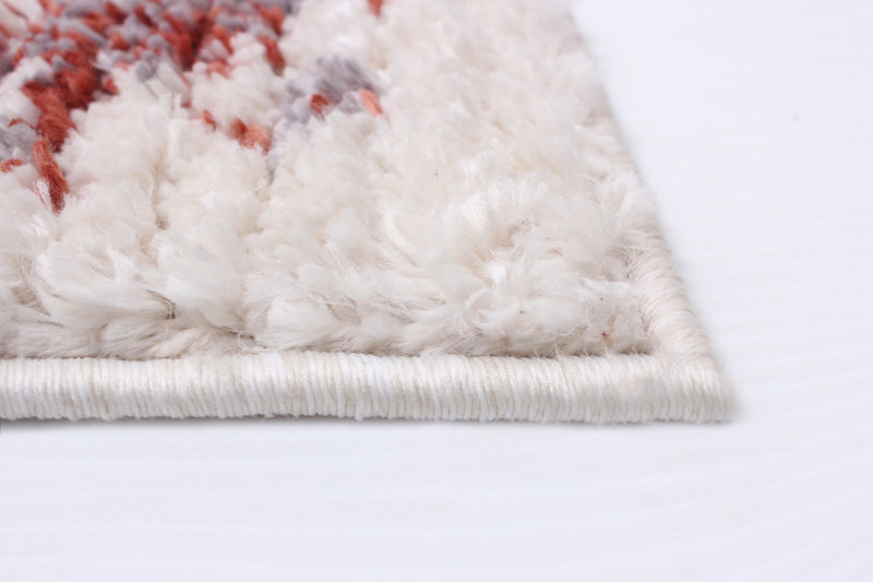 Carpette Paloma Quashqai blanche - 8 pi 0 po x 10 pi 0 po