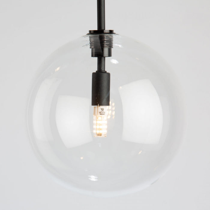 Luminaire suspendu Pinpoint noir à 3 ampoules