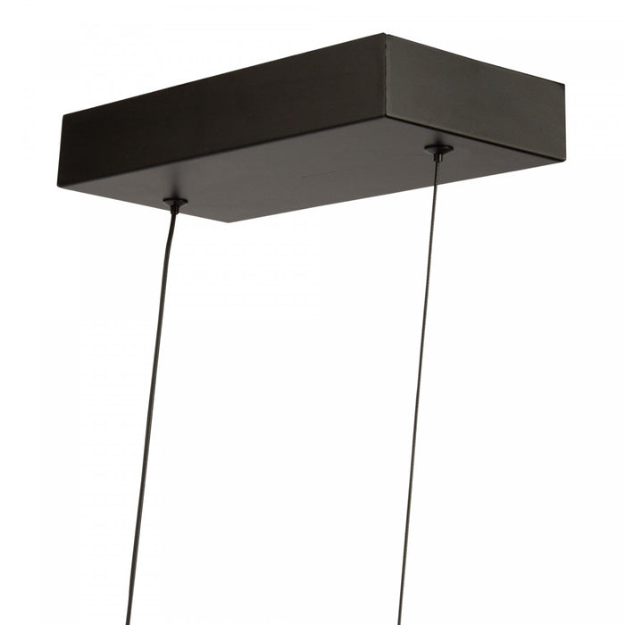 Luminaire suspendu Nova noir à DEL de 30 W