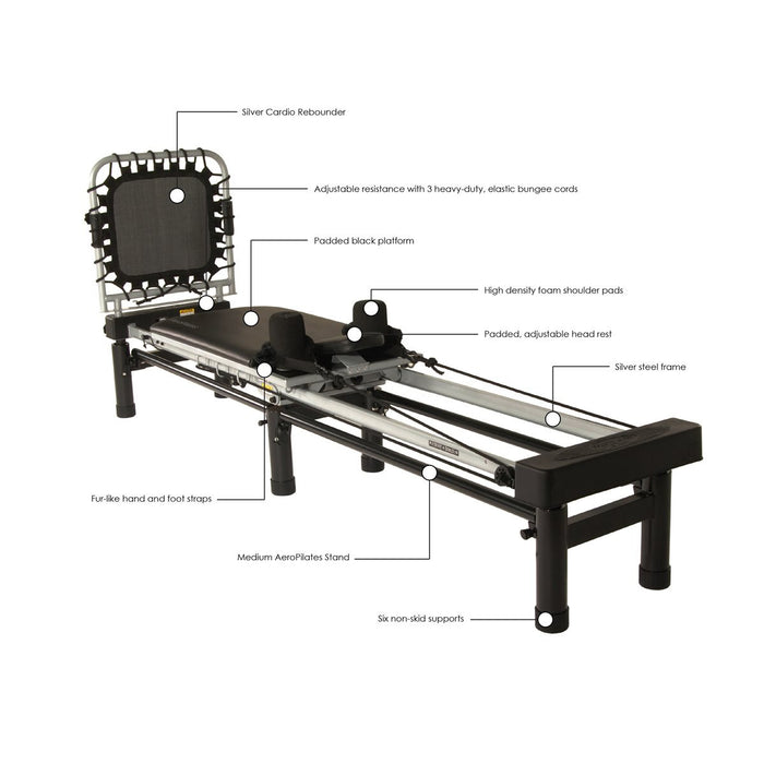Appareil AeroPilates Reformer 266 avec support