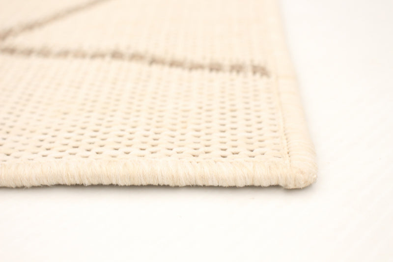 Carpette Sadie Abstract champagne taupe - 7 pi 10 pox 10 pi 2 po