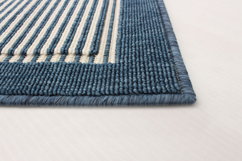 Carpette Chinue bleue 4 pi 7 po x 6 pi 7 po