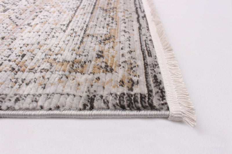 Carpette Leandra taupe/grise 6 pi 7 po x 9 pi 6 po