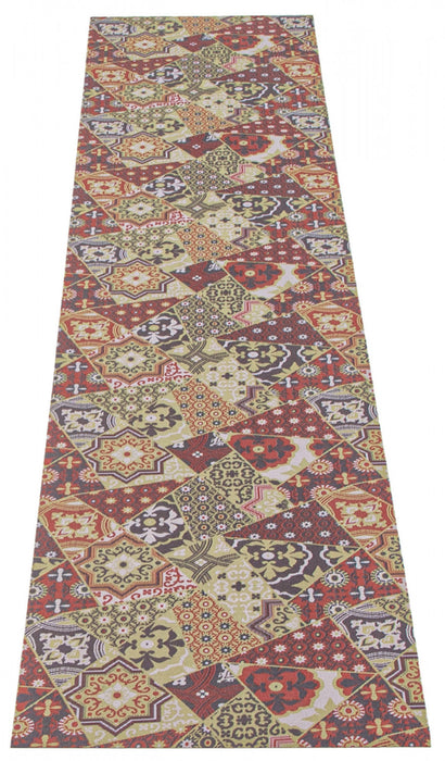 Carpette Bellezza rougevert 2 pi 2 po x 28 pi 0 po