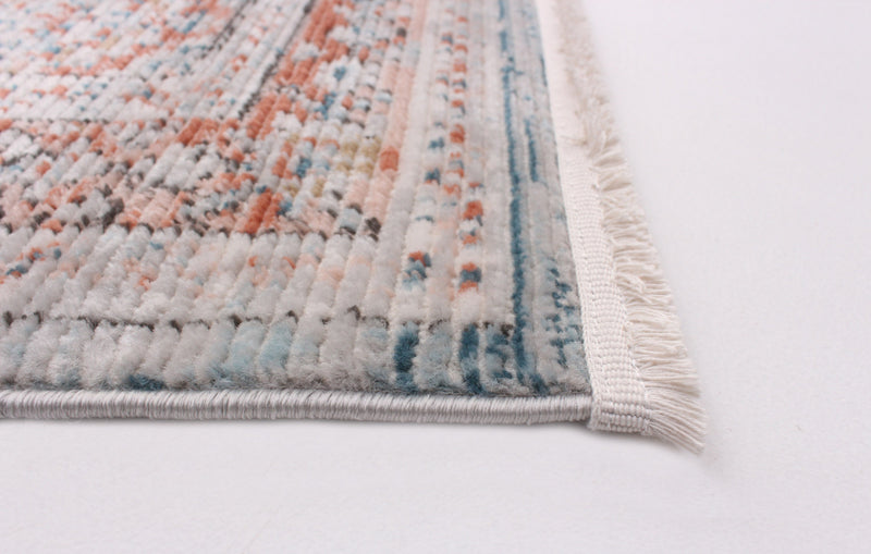 Carpette Leandra cuivrée/bleue 5 pi 3 po x 7 pi 3 po