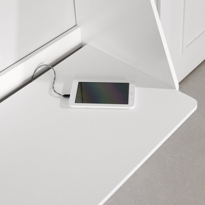 Bureau mural Hourra - blanc solide 
