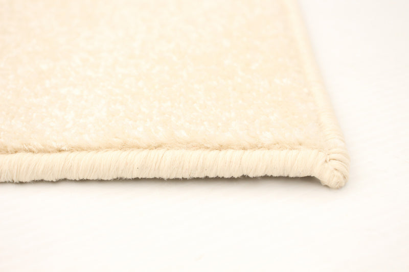 Carpette Faith crème-couleur pétrole - 3 pi 11 pox 5 pi 7 po