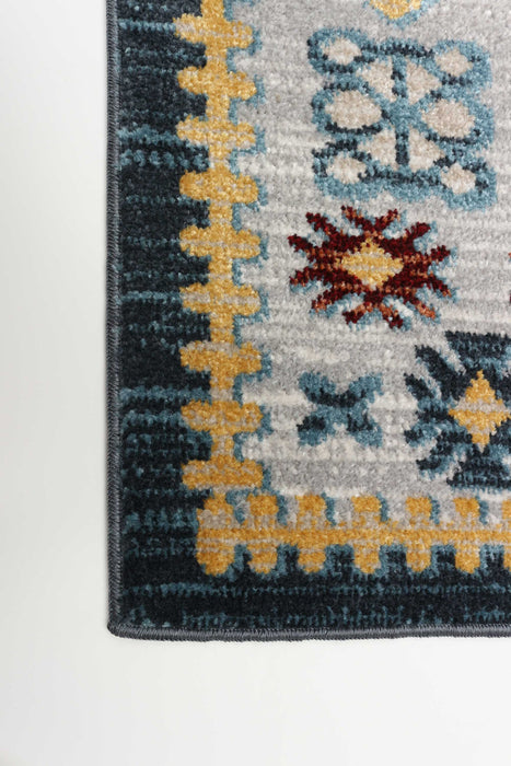 Carpette Gypsy grise lavable à la machine - 2 pi 6 po x 8 pi 0 po
