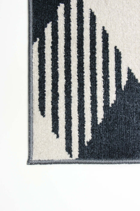 Carpette Kors bleue lavable à la machine - 3 pi 0 po x 5 pi 0 po