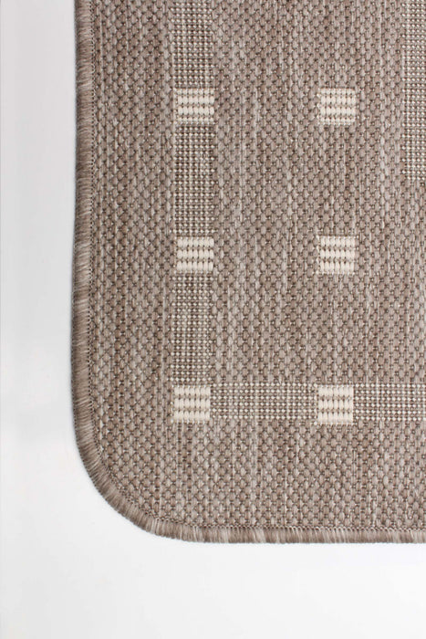 Carpette Clementine brun clair - 3 pi 3 po x 4 pi 7 po