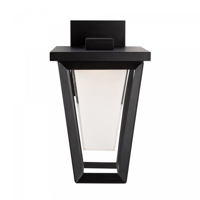 Applique murale Waterbury noire à DEL de 10 W pour l'extérieur
