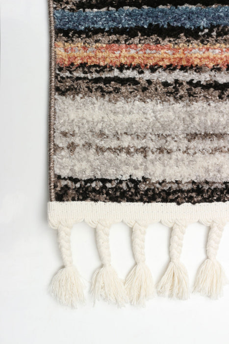  Carpette Vera Linear multicolore - 5 pi 2 po x 7 pi 5 po