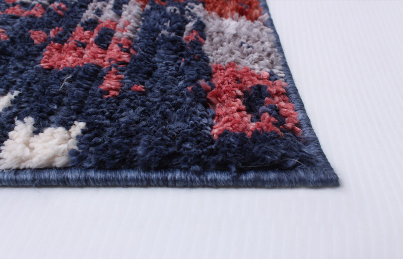 Carpette Paloma Casa bleu marine - 5 pi 3 po x 7 pi 3 po