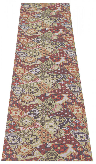 Carpette Bellezza rougevert 2 pi 2 po x 16 pi 0 po